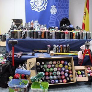 Detenidos ocho grafiteros por los últimos incidentes en Metro