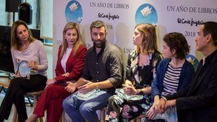 María Dueñas, Nacho Carretero, Laura Gallego y Roberto Santiago, en los I Premios 'Un año de libros'