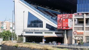 Túneles de la M-30 a la altura del estadio Vicente Calderón.