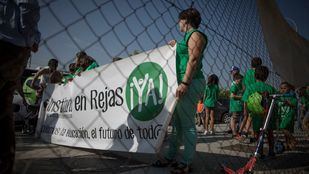 Las familias de Rejas, un barrio de los de mayor natalidad de la región en el que no hay instituto público, se han movilizado durante años.