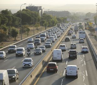 Primeros problemas de circulación en las vías madrileñas