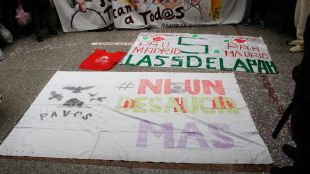 Paralizado el desahucio de una madre y sus hijos en Leganés