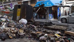 Más de 3.000 contenedores quemados en 2018
