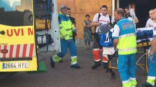 Herida leve tras una deflagración al abrir un sobre