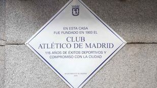Madrid celebra el nacimiento del Atlético con una placa