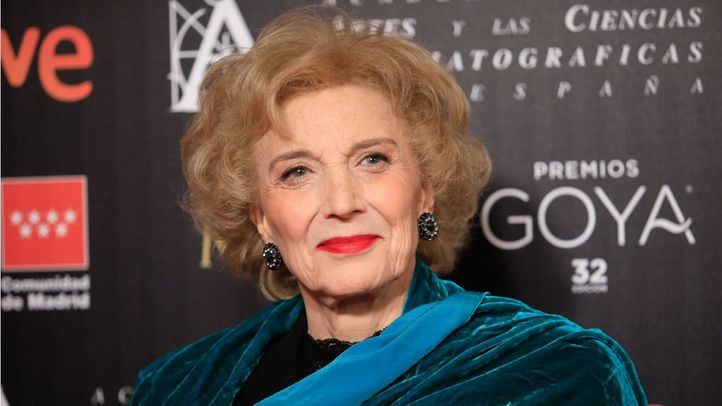 Marisa Paredes en la gala de presentación de los nominados a los Premios Goya 2017, donde ella se alzó con el premio honorífico.
