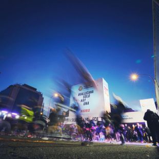 Un corredor sufre un golpe de calor en la San Silvestre