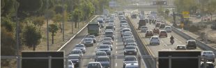 Retenciones en varias vías de entrada y salida de Madrid