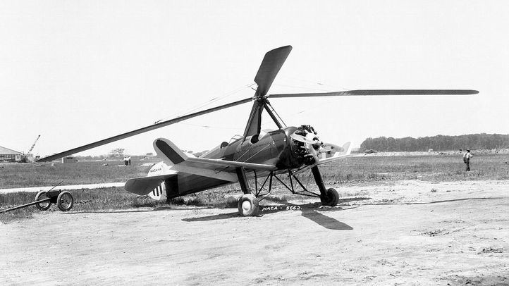 Autogiro Pitcairn, construido bajo licencia de Juan de la Cierva.