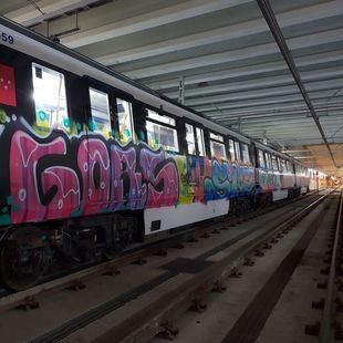 Los grafiteros vuelven a actuar en el Metro de Madrid
