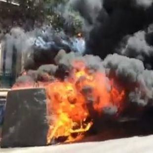 Detenido el presunto autor de la quema de 71 contenedores en Humanes