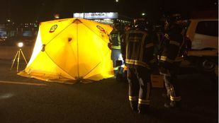 Un motorista, atropellado por un todoterreno