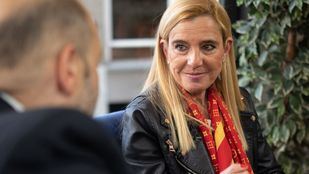 Entrevista en la Terraza de Gran Vía a la alcaldesa de Collado Villalba, Mariola Vargas.