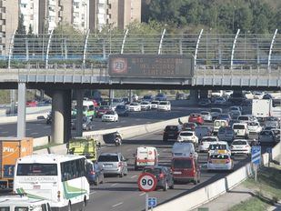 Madrid, en el escenario 1: velocidad limitada en M-30 y accesos