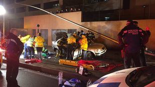 Un accidente en Sinesio Delgado deja un fallecido y un herido en estado crítico