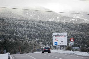La nieve regresa a la Sierra y el frío se instala en la región