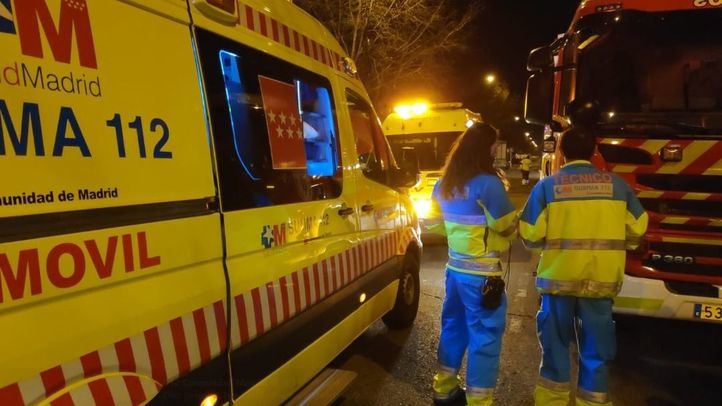 Diez personas han tenido que ser atendidas en un incendio en Leganés.