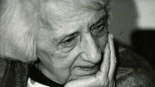 La filósofa María Zambrano, en torno al año 1987.