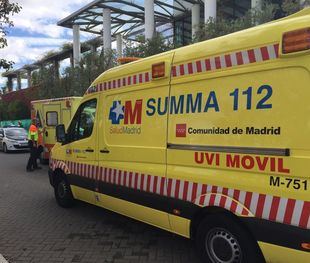 El Summa 112 en el lugar del accidente