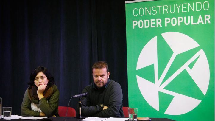 Rommy Arce y Raúl Camargo, portavoces de Anticapiltalistas, presentan la propuesta de confluencia en la izquierda para crear una lista alternativa a Más Madrid.
