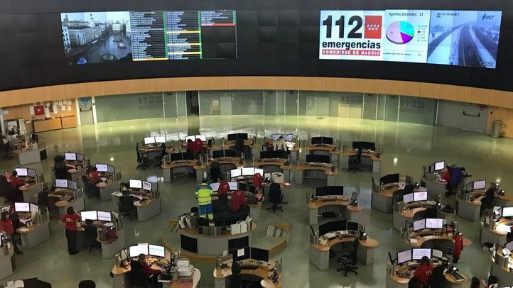 Oficina del 112 Emergencias de la Comunidad de Madrid.