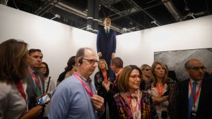 El 'Ninot' del Rey acapara la atención en ARCOmadrid