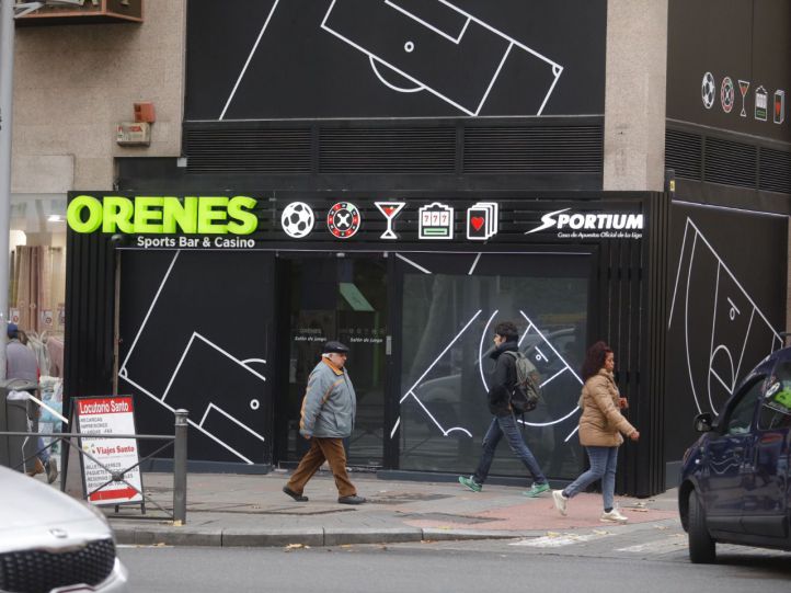 Casa de apuestas en el barrio de Tetuán.