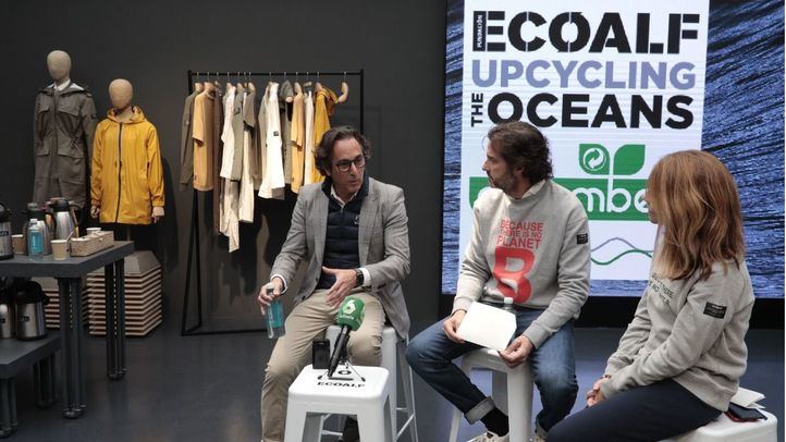 Presentación de los resultados del proyecto 'Upcycling the Oceans' promovido por Ecoalf y Ecoembes para retirar residuos plásticos del océano.