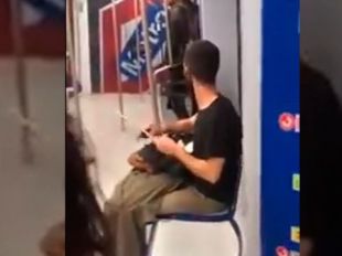 El hombre que afiló un cuchillo en Metro es cortador de jamón