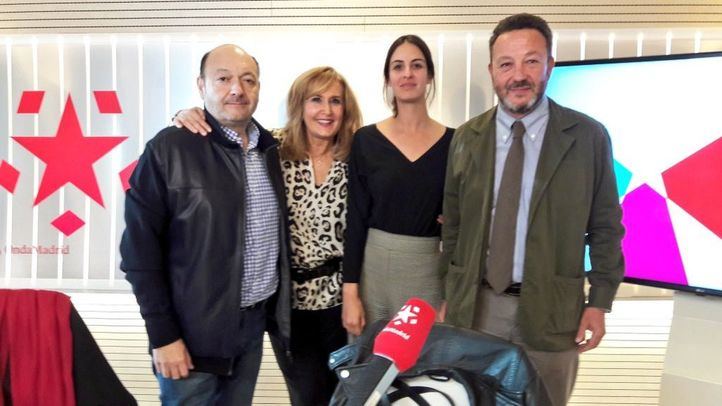 Rita Maestre, portavoz del Ayuntamiento de Madrid, y Íñigo López de Luna, concejal del PP, junto a Constantino Mediavilla y Nieves Herrero en Onda Madrid