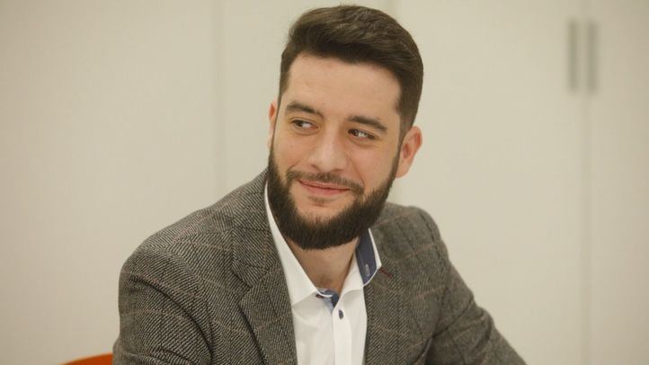 César Zafra en el Comité Autonómico de Madrid de Ciudadanos.