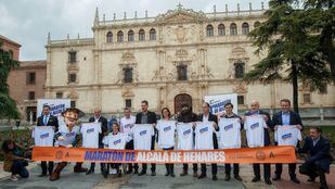 Presentación de la maratón de Alcalá de Henares, donde repetirán como embajadores Eva Moral y Fermín Cacho.