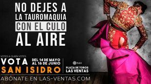 Las Ventas aprovecha el tirón electoral de los toros para una original campaña publicitaria de San Isidro