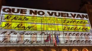 El Ayuntamiento de Madrid tendrá que dar explicaciones por la proyección de los papeles de Barcenas en una fachada protegida