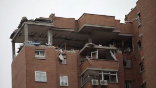 La planta del edificio en Vallecas donde se produjo una explosión será demolida