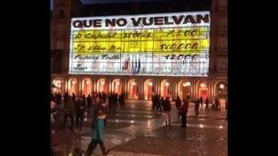 La proyección de los 'papeles de Bárcenas' destapa las reacciones políticas