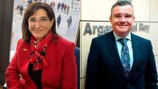 Susana Pérez Quislant (Alcaldesa de Pozuelo de Alarcón) y Guillermo Hita (a Alcalde de Arganda del Rey).