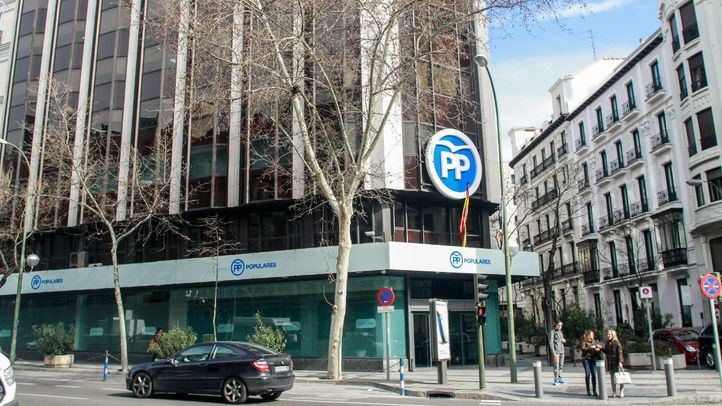 Sede del Partido Popular (PP) en la calle Génova.