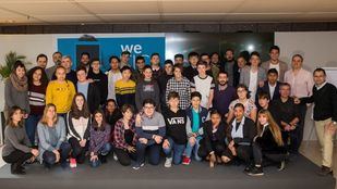 Foto de familia de los premios We TIC, organizados por Samsung y la Comunidad de Madrid