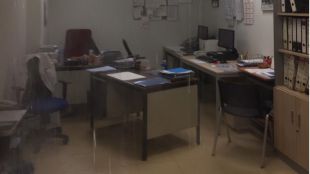 Inundado un despacho de La Paz por la rotura de una tubería