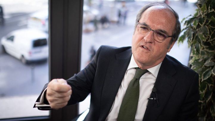 El candidato del PSOE a la Comunidad de Madrid, Ángel Gabilondo, en un momento de su entrevista con 'Madridiario'.