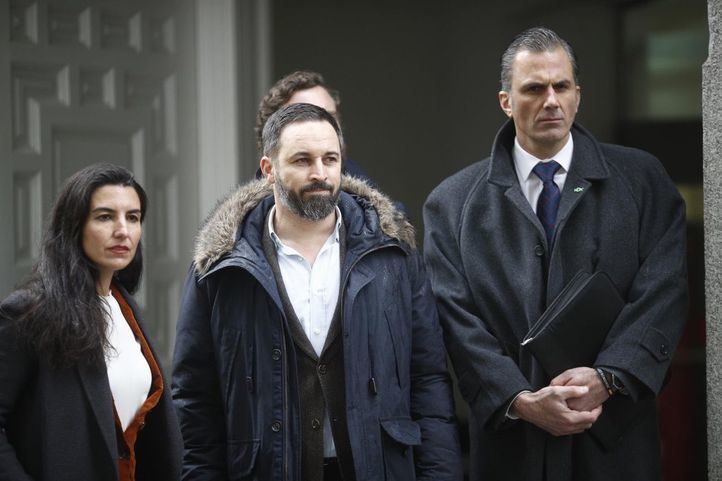 Rocío Monasterio y Javier Ortega-Smith, candidatos de Vox a la Comunidad y Alcaldía de Madrid