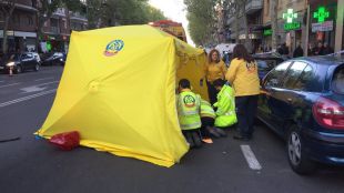 Muy grave una joven atropellada en la calle Orense