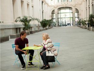 Roger Federer visita Cibeles de la mano de Manuela Carmena