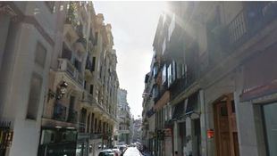 Calle del Caballero de Gracia, donde se produjo el crimen.