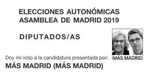 Errejón y Carmena, como Iglesias en 2014: sus caras irán en las papeletas de Más Madrid