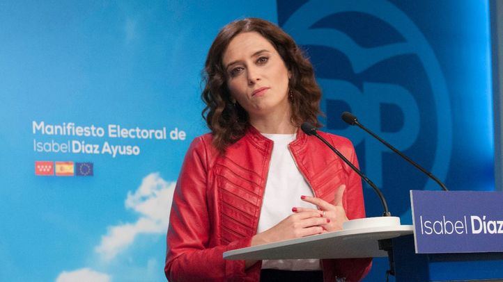 Isabel Díaz Ayuso, candidata a la presidencia de la Comunidad de Madrid.