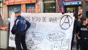 Boicoteado un acto de Ciudadanos en Lavapiés al grito de 'Iros del barrio, fascistas'