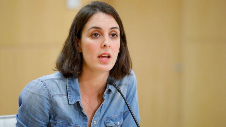 Rita Maestre, portavoz del Gobierno municipal, en una imagen de archivo, durante una rueda de prensa tras la Junta de Gobierno