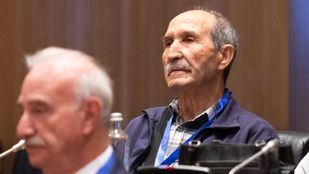 Eleuterio Sánchez en una presentación de un libro
